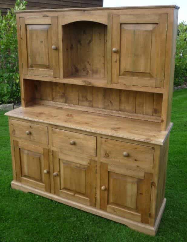 Reclaimed Antique Pine Made To Measure Kitchen Dresser