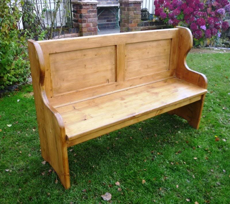 Reclaimed Pine Pew - bespoke sizes - D1167