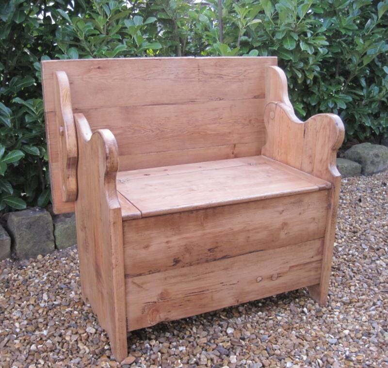 Reclaimed Pine Monks Bench - 5316