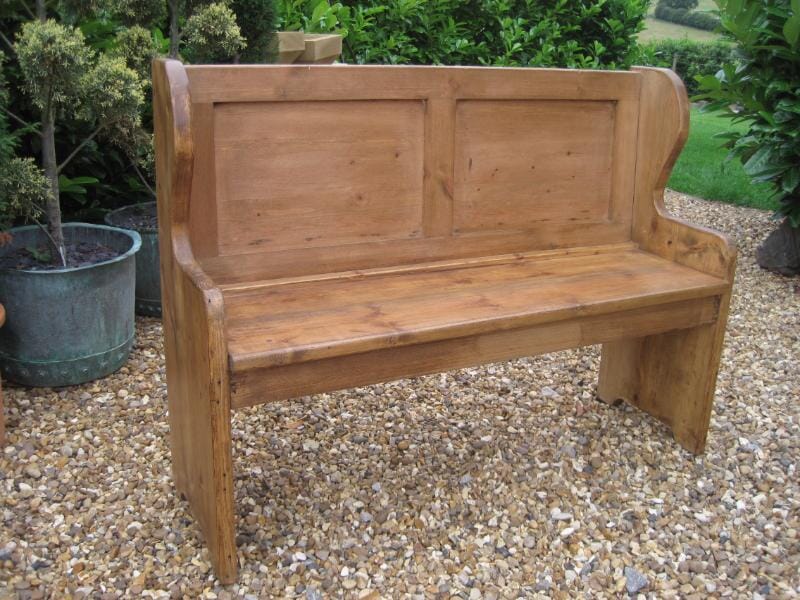 Antique Reclaimed Pine Pew - D1164