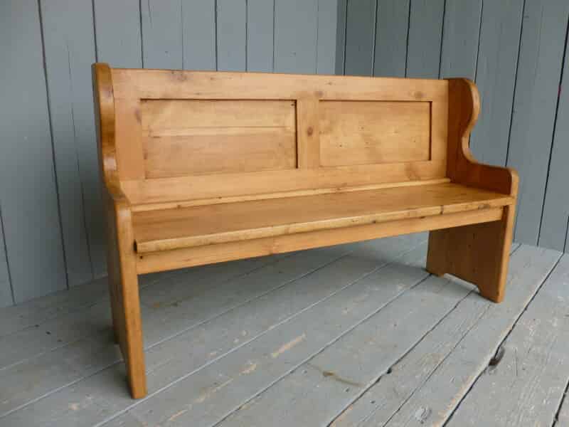 Antique Reclaimed Pine Pew