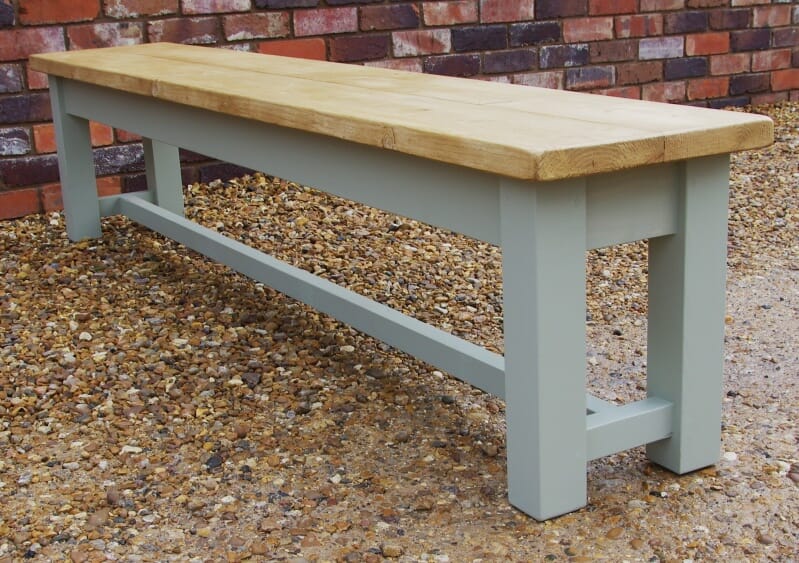 Antique Pine Kitchen Benches - 6480