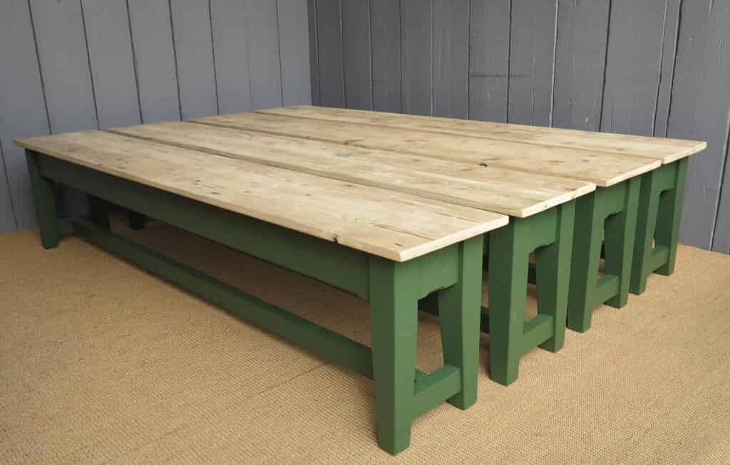 Antique Pine Kitchen Benches Made to Measure