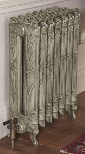New Dragonfly 790mm Tall Cast Iron Radiator 7 Sections Long By Carron