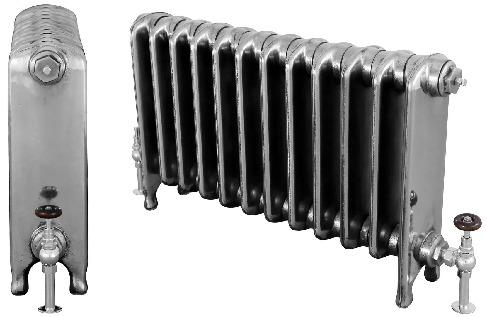 New Eton 480mm Tall Cast Iron Radiator 12 Sections Long By Carron - Eton480/12hb
