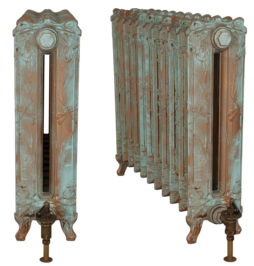 New Dragonfly 790mm Tall Cast Iron Radiator 11 Sections Long - Drag790/11vc