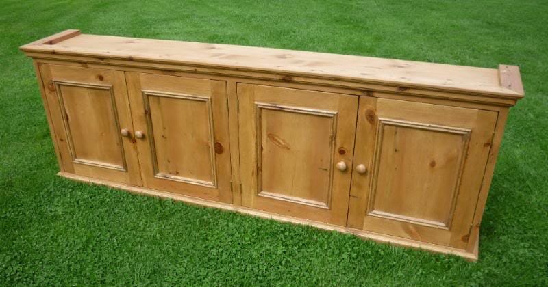 Reclaimed Antique Pine Made to Measure Wall Cupboard - D1181