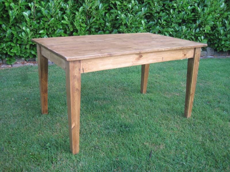 Farmhouse Kitchen or Dining Reclaimed Pine Table - D1107