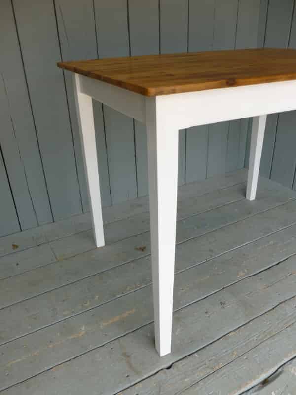 Farmhouse Table with Tapered Tall Legs to suit Stools