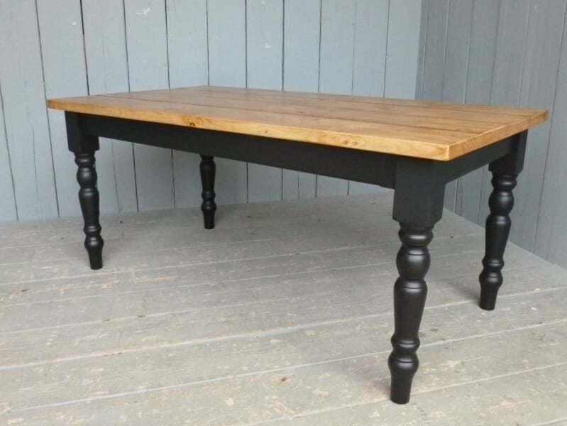 Plank Top Farmhouse Kitchen Table - 6457