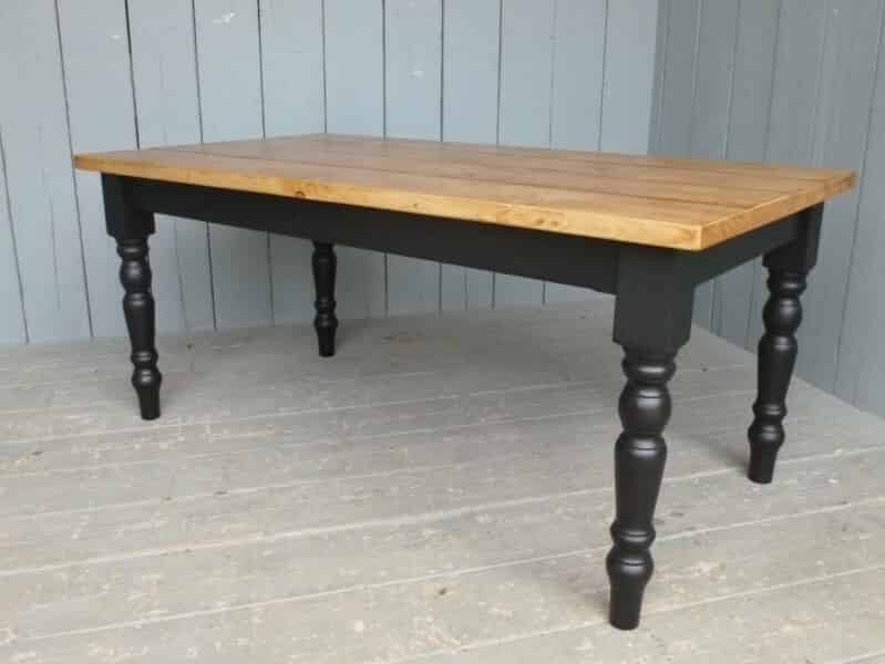 Plank Top Farmhouse Kitchen Table