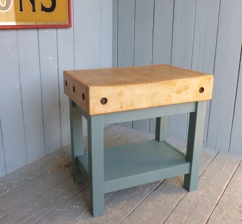 Antique Butchers Chopping Block - Central Island - 5980