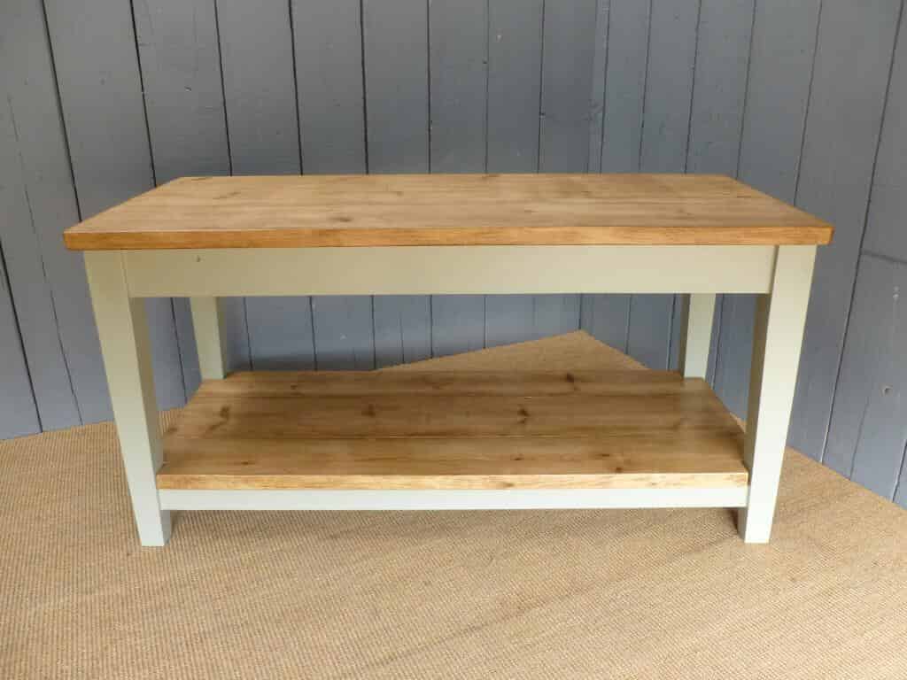 Console Tables Are Made From Reclaimed Pine