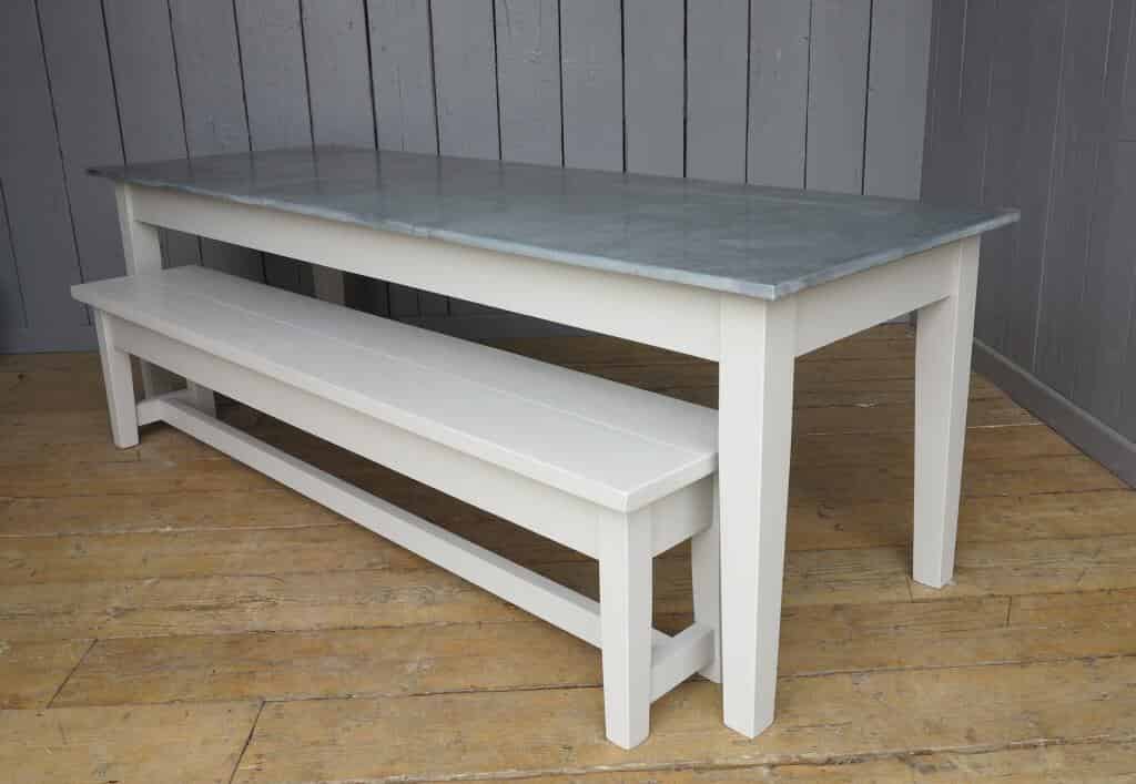 UKAA Hand Make Zinc Top Tables
