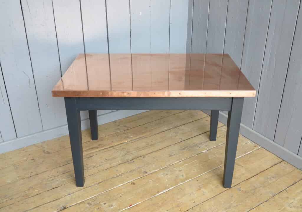 Bespoke Kitchen Copper Tables Made At UKAA