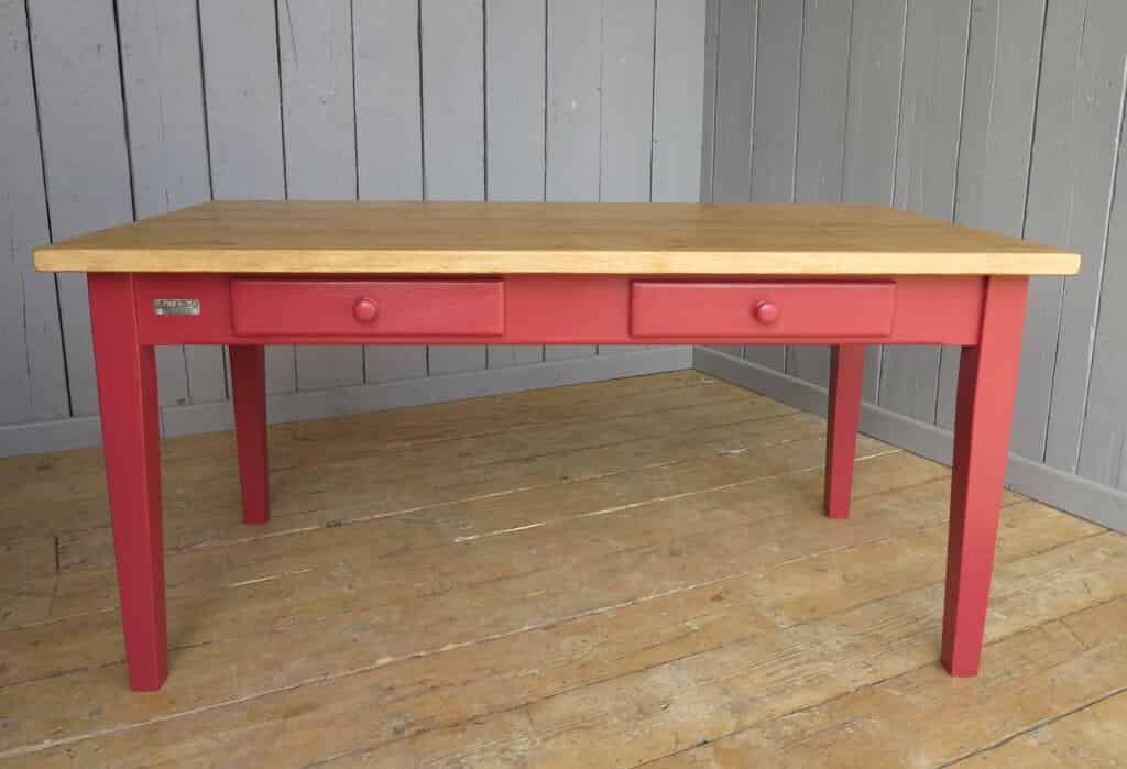 Bespoke Pine Plank Top Kitchen Tables