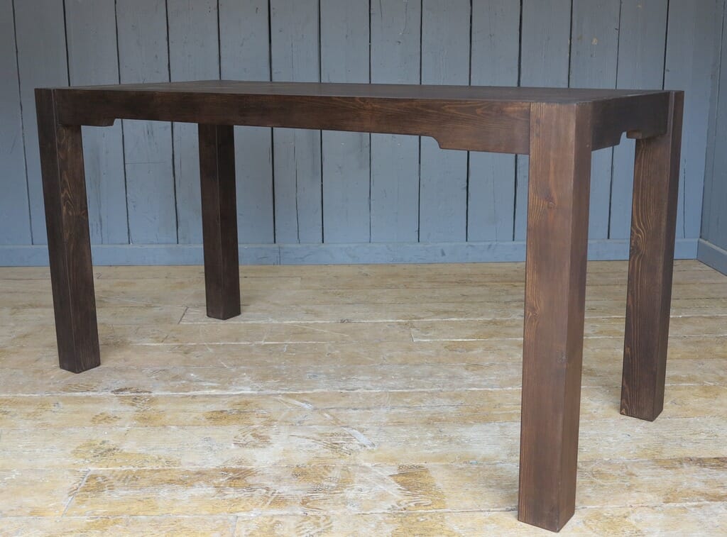 Waxed Jacobean Reclaimed Pine Table Base - Ready for Customers Marble Top - 7915