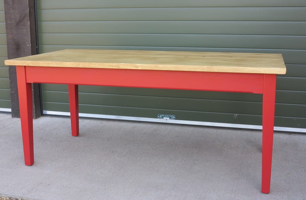Plank Top Kitchen or Dining Farmhouse Table - 7960