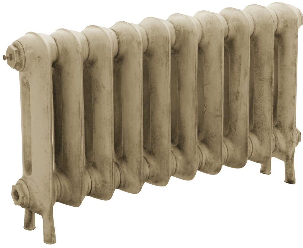 Princess Slimline 460mm Tall Cast Iron Radiator 10 Sections Long - Princess460/10af
