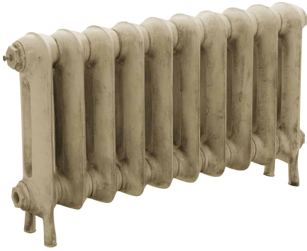 Carron Princess Cast Iron Radiator In Antiqued Vellum Finish