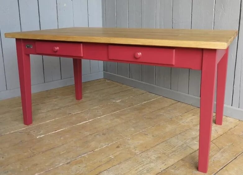 Plank Top Kitchen Farmhouse Table - D1182