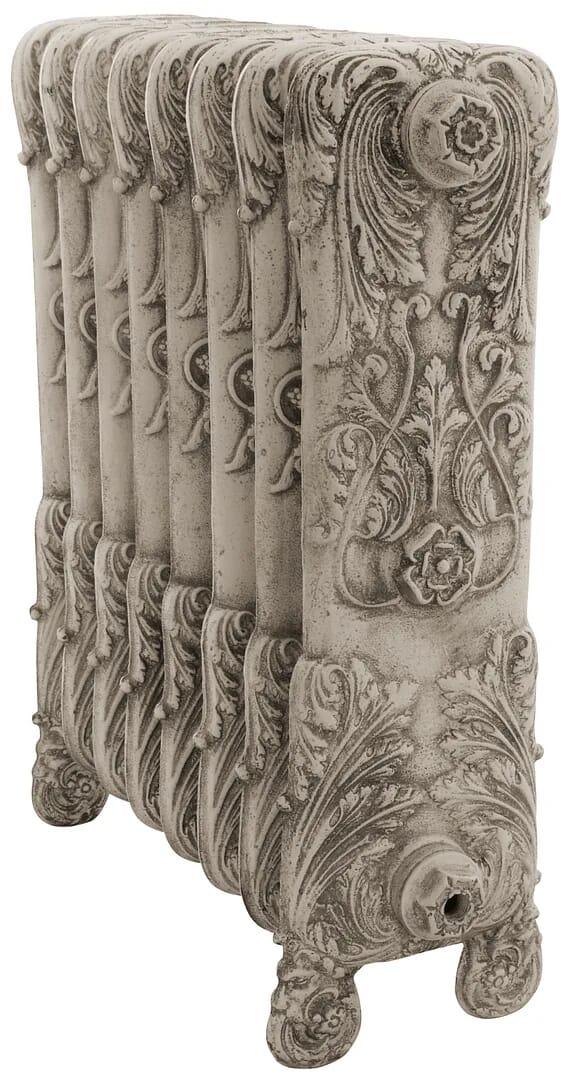 Chelsea 675mm Tall Cast Iron Radiator 8 Sections Long By Carron - Chel675/8af