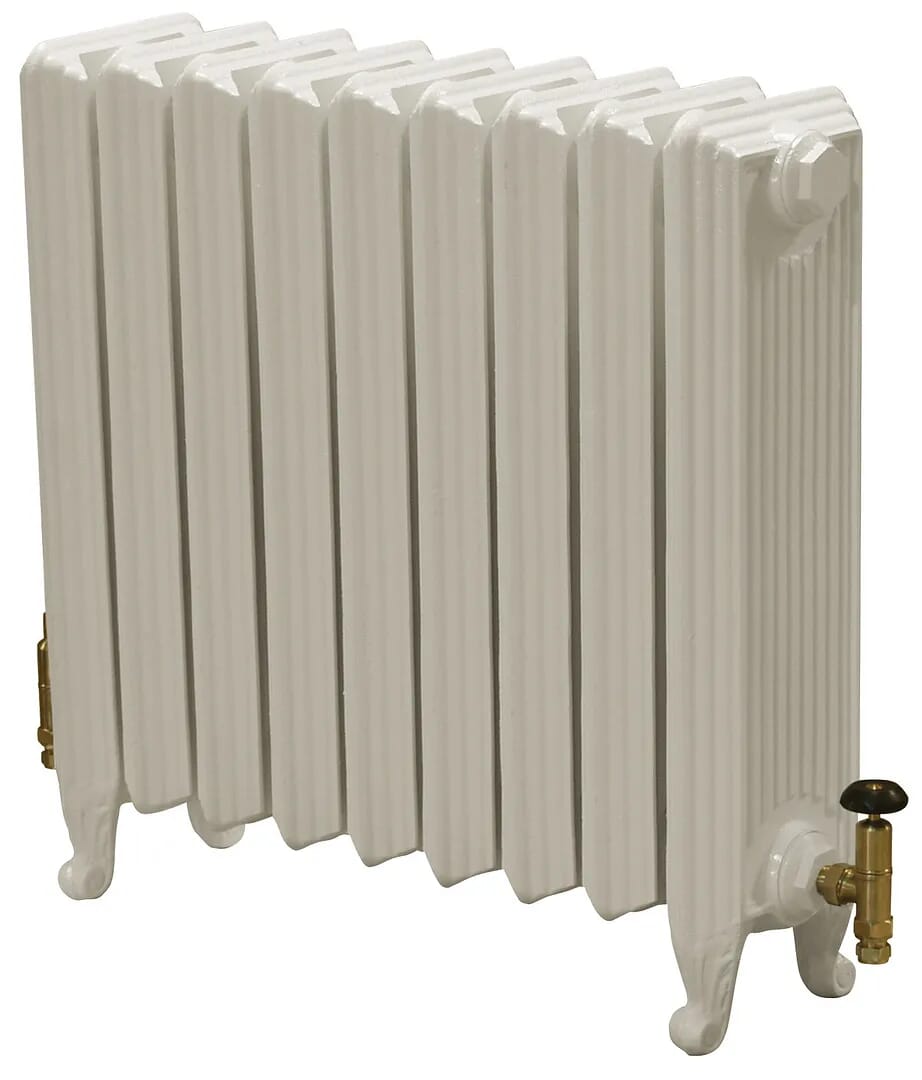 Churchill 670mm Tall Cast Iron Radiator 9 Sections Long By Carron - Chur670/9p