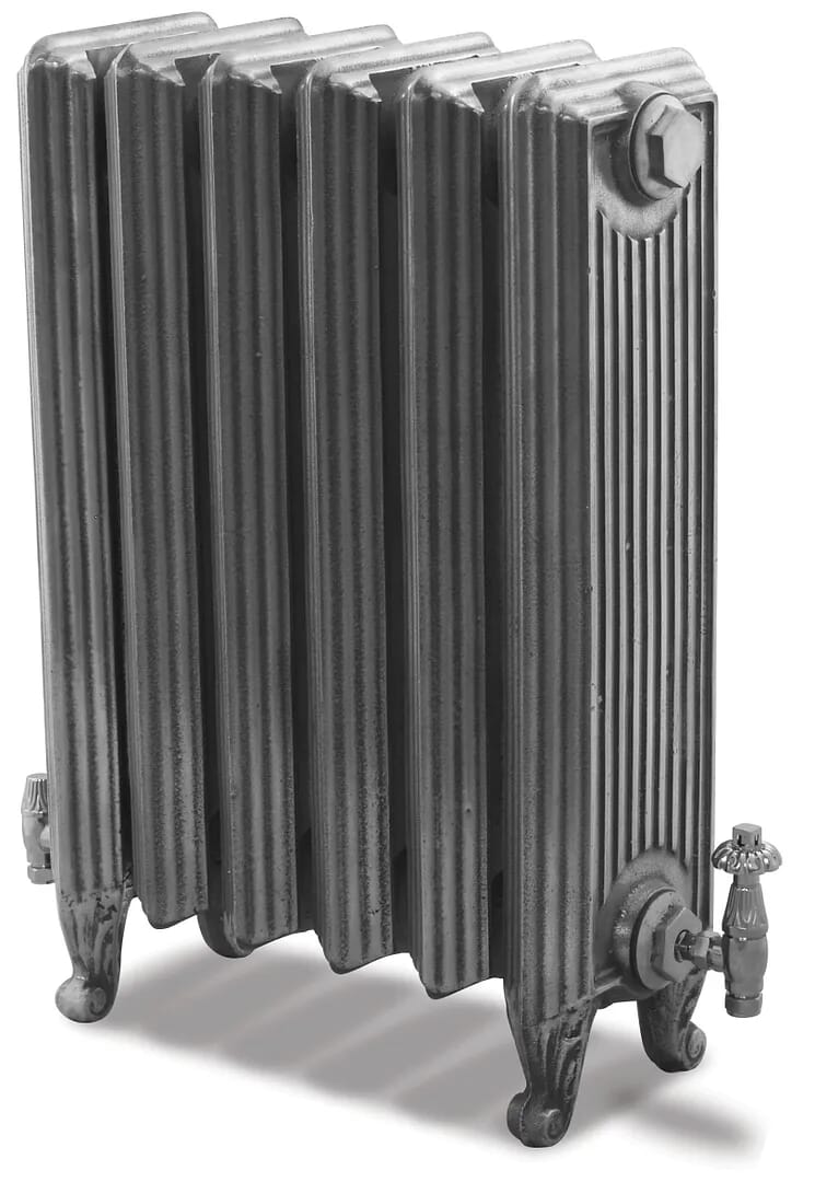 Carron Churchill 670mm Tall Cast Iron Radiator 6 Sections Long - Chur670/6hb