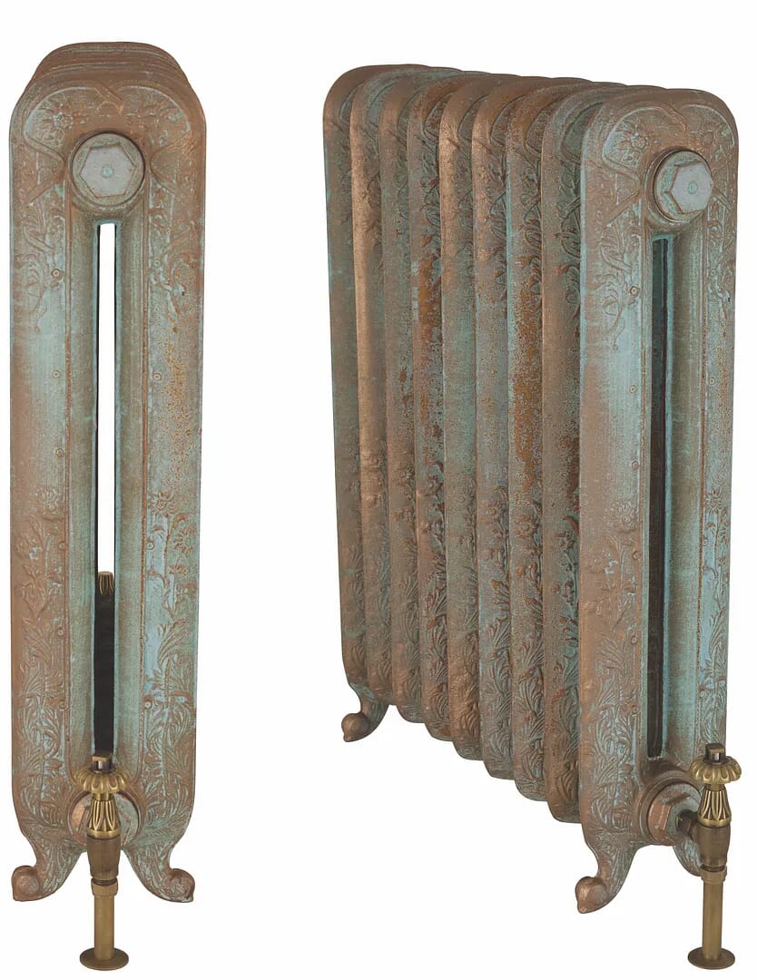 Daisy 780mm Tall Cast Iron Radiator 9 Sections Long Made By Carron - Daisy780/9vc