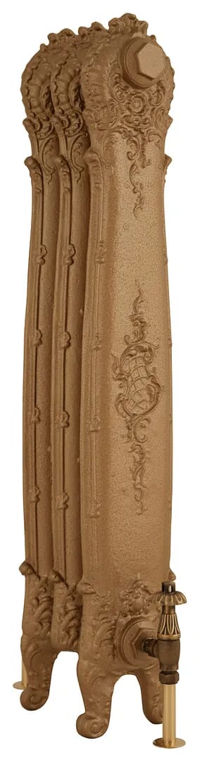 New Carron Antoinette 985mm Tall Cast Iron Radiator 3 Sections Long - Ant985/3p