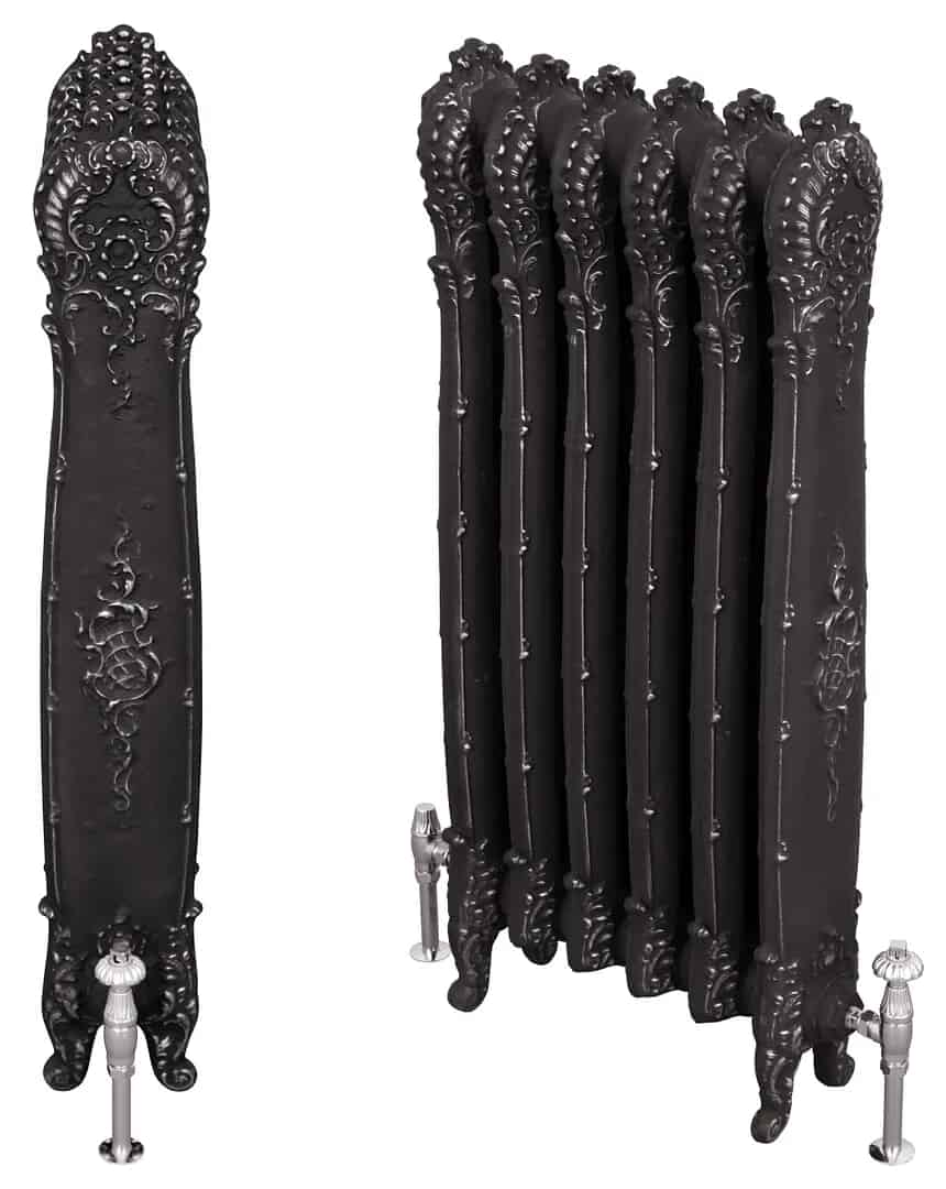 Carron Antoinette 985mm Tall Cast Iron Radiator 6 Sections Long