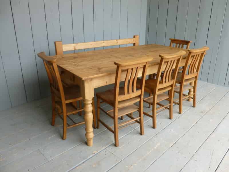 Reclaimed Pine Tables and Benches Made To Order 