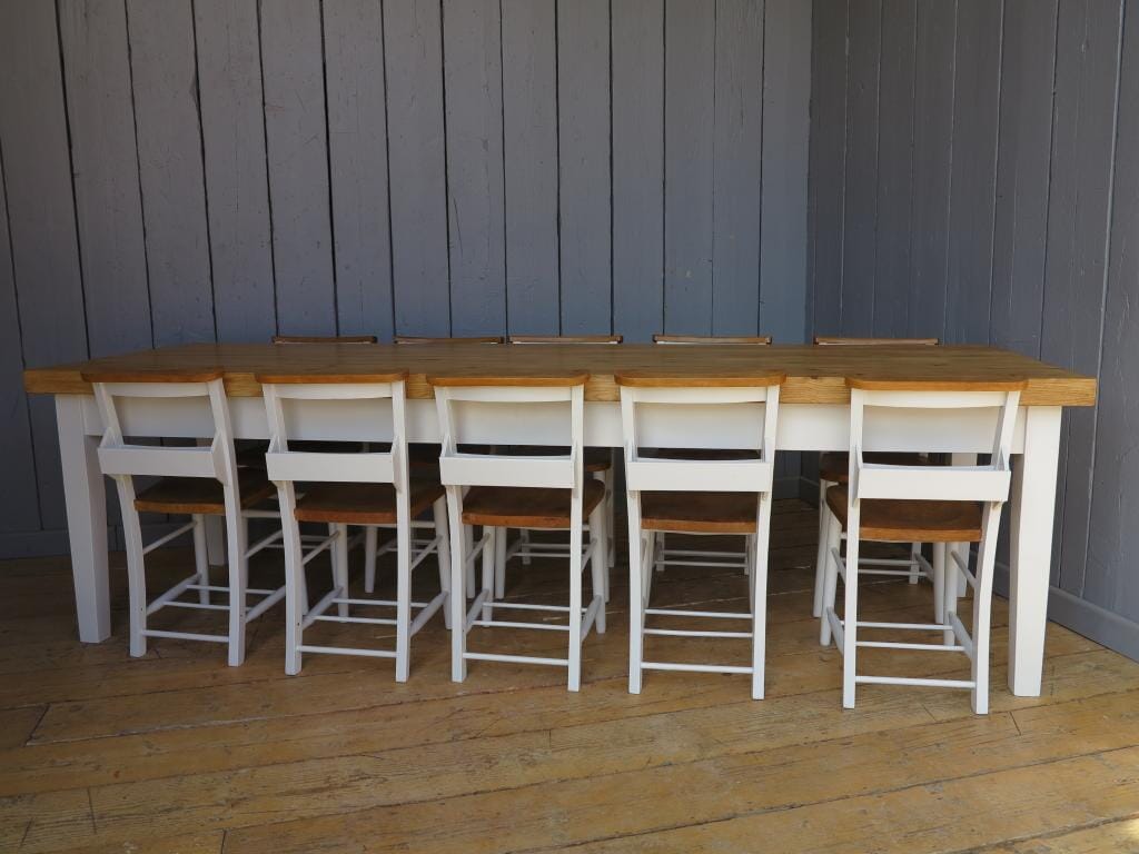 Large 2 1/2" Thick Farmhouse Table  - D1053