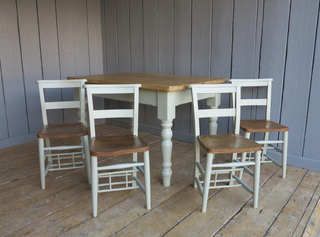 Plank Top Farmhouse Table  - D1047