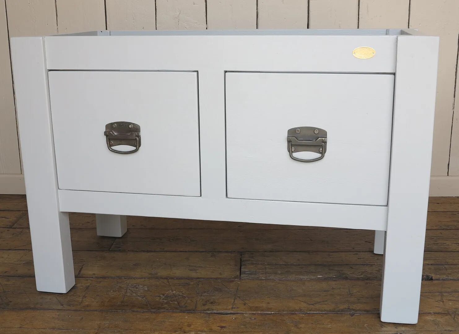Bespoke Made Butchers Block Base With Sliding Drawers - D1186