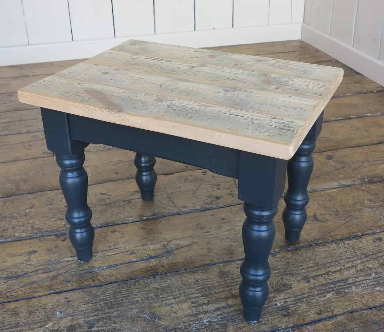 Reclaimed Pine Rustic Scrub Top Coffee Table