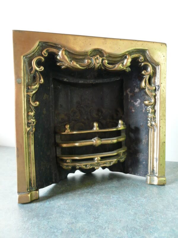 Miniature Cast Iron Fireplace Salesman Sample C1880  - 2988