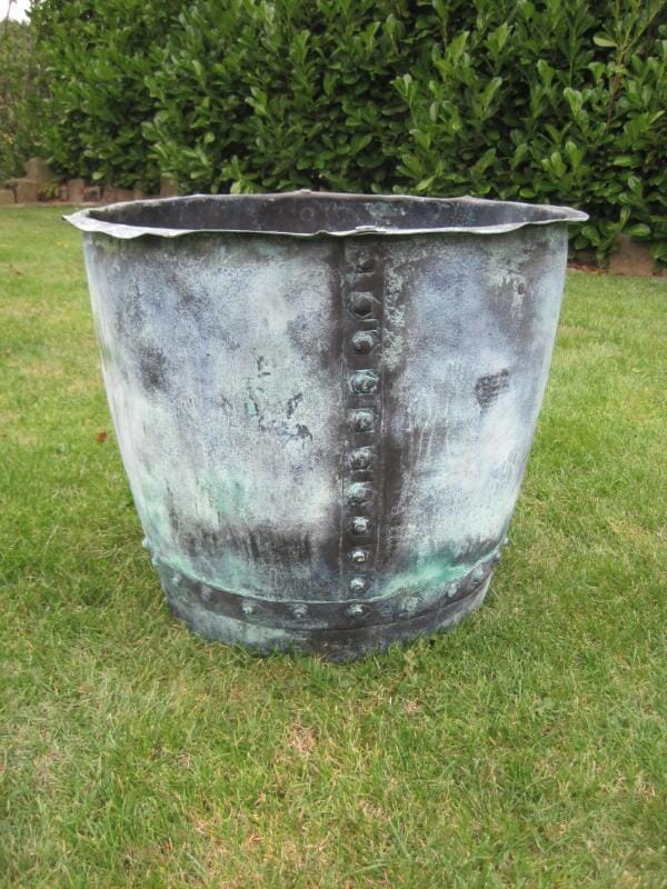Handmade Reclaimed Copper Garden Planter - 5700