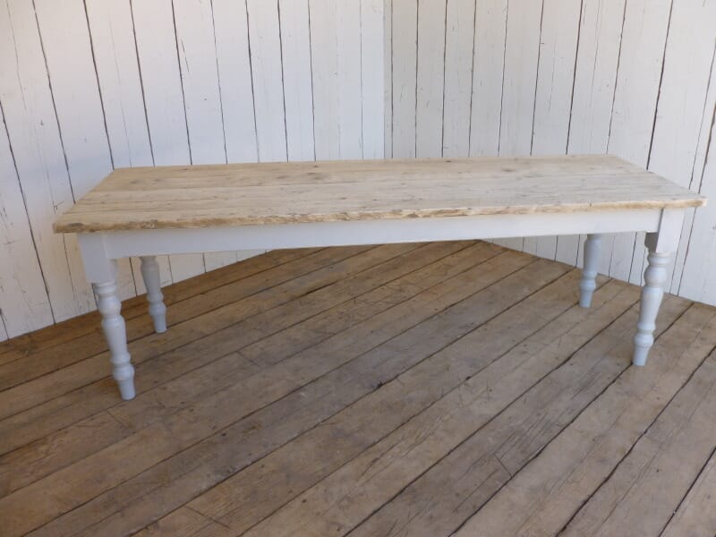 Reclaimed Pine Farmhouse Kitchen Table - 5994