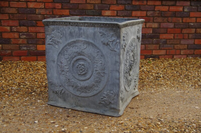 Handmade Lead Garden Planter - 6517