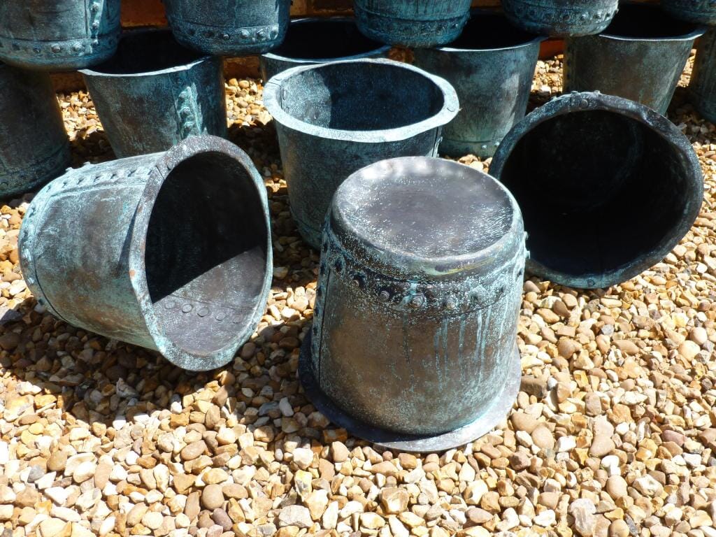 Handmade Copper Garden Plant Pots - 7396