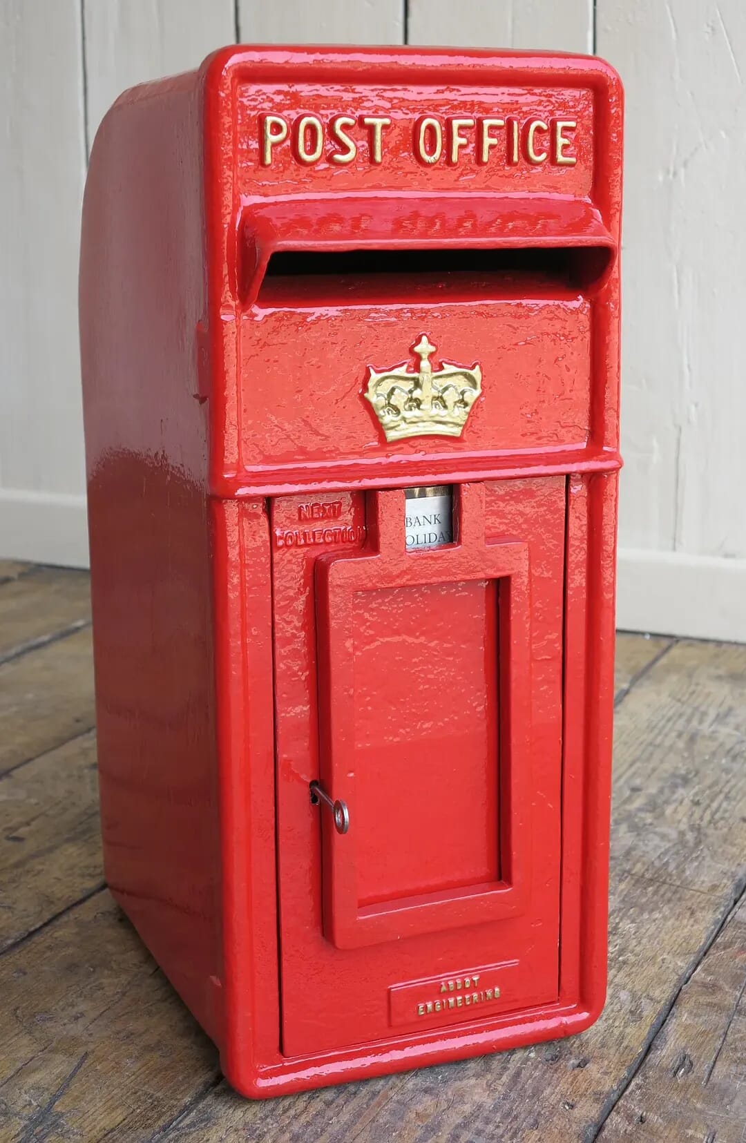 Cast Iron Original Ex Royal Mail Pole Mounted Post Box - 8187