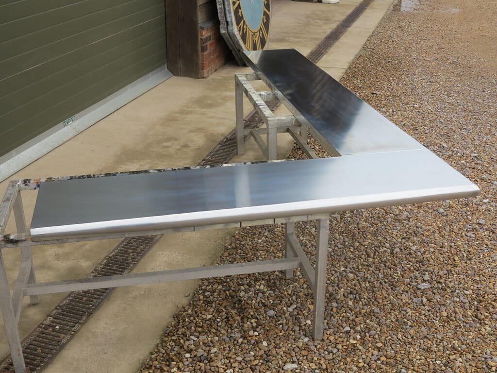Handmade Zinc Bar Tops With Bullnose Edges - D1221