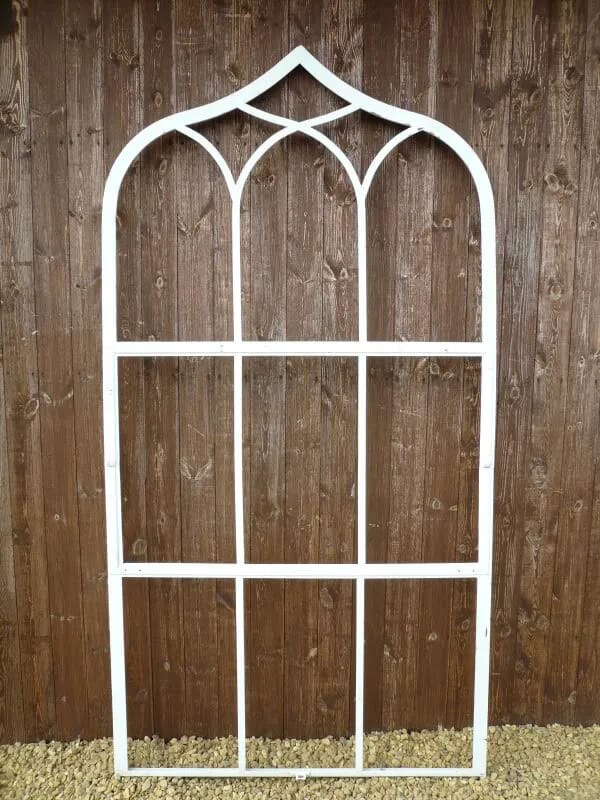 Cast Iron Gothic Window Frame - 3571