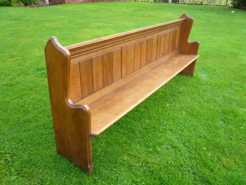 Oak Choir Pew - 95 3/4" Long - 3468
