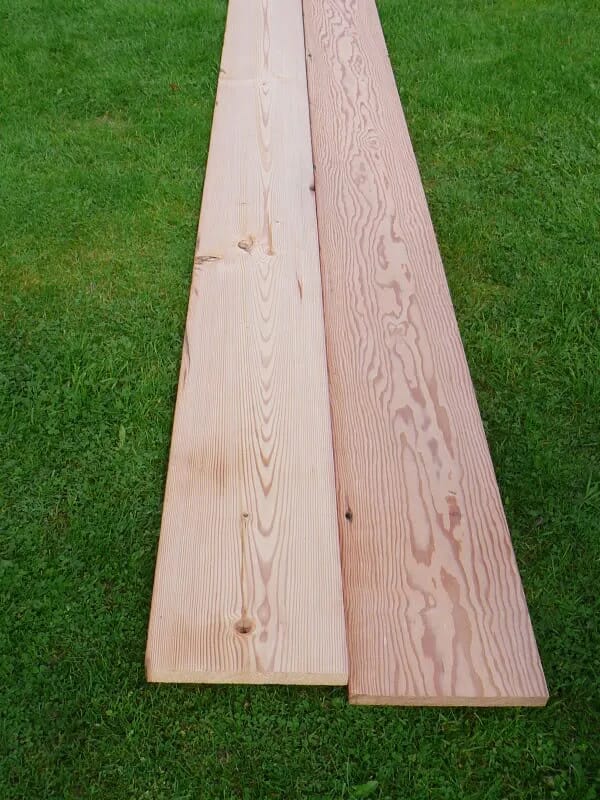 10" Wide Re sawn Floorboards - 3652