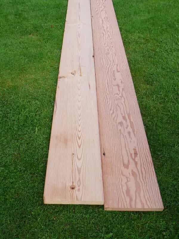 10" Wide  Re sawn Floorboards