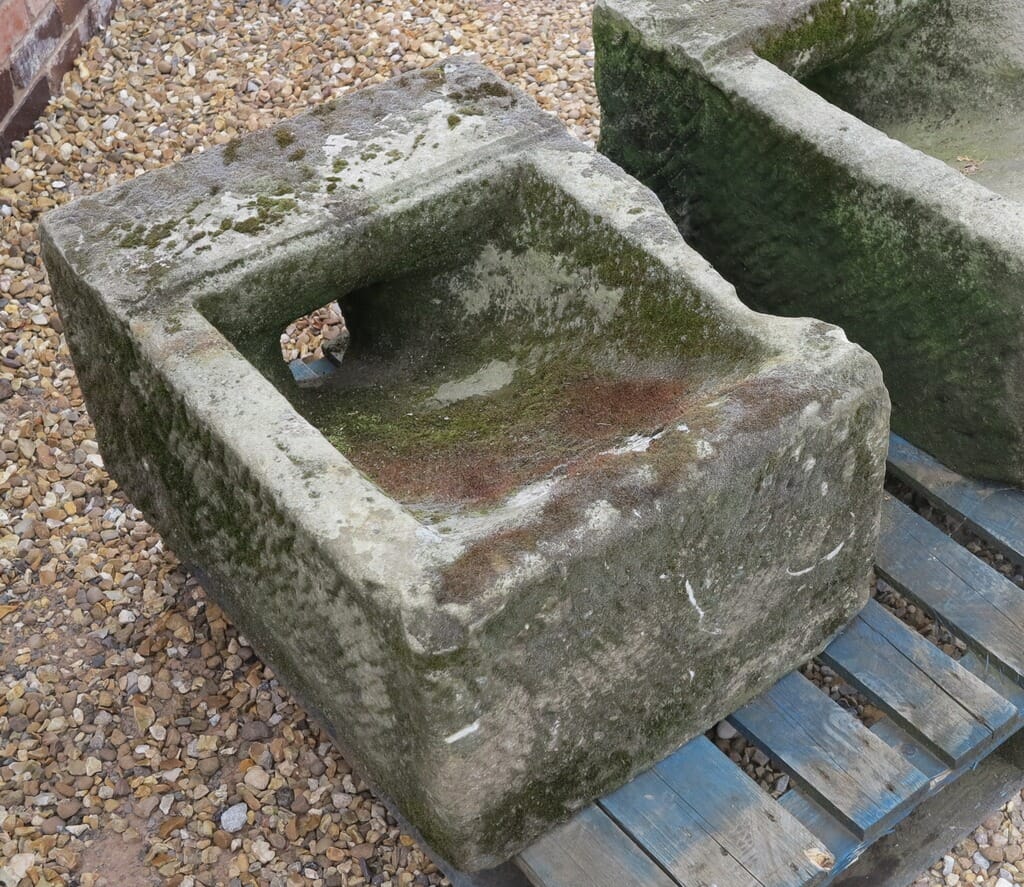 Antique Hand Carved Stone Rainwater Hopper or Gulley  - 8289