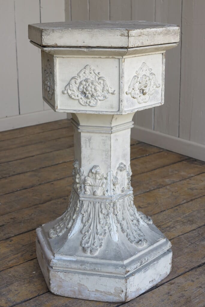 Reclaimed Wooden Church Plinth - 8302