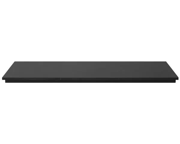 Honed Finish Black Granite 4 Piece Fireplace Hearth - HEF425